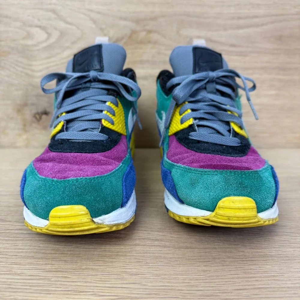 Nike Air Max 90 Running‎ Shoes Sneakers Multi Color Mens Size 9 CD0917-300